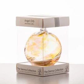 Angel Orb Archangel Uriel, Amber.