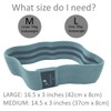 MyYogaWheels | Premium Grey Resistance Hip Band | Thick and
