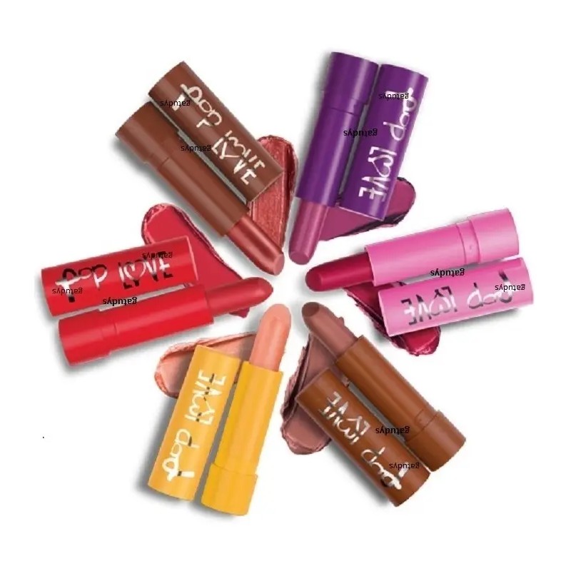 Set De 4 Labiales Pop Love Avon Sabores Irresistibles