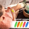 LunarCharm 5 Piece Crochet Hook Handle Set, Ergonomic Crochet Hook