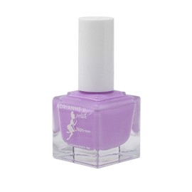 ADRIANNE K Glossy Bright Pastel Pink/Lavender Nail Polish, Lily! .51 Fl Oz. Opaque. Quick Dry. Vegan. Nontoxic