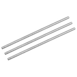 QUARKZMAN Fully Threaded Spindle M4 x 120 mm 0.7 mm Thread Pitch 304 Stainless Steel Right Thread Rod Rods Pack of 3