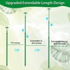 Extendable Plant Stakes, Length Scalable from 17.9IN to 42.3IN Plant