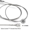 3/0-5/0 Shark Surf Rigs with 20 Inch 49-Strands Steel Leader(120Pound),Deep