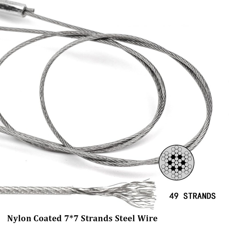 3/0-5/0 Shark Surf Rigs with 20 Inch 49-Strands Steel Leader(120Pound),Deep