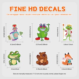 CUTELIILI Cute Waterproof Stickers, Water Bottle Stickers for Kids,Random Stickers Pack 500pcs for Laptop Computer Skateboard Helmets