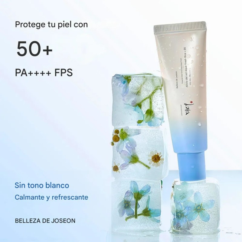 Protector Solar Boj Aqua Fresh Rice B5 Spf50+