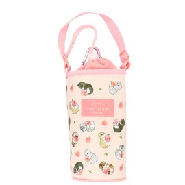 SHOBIDO MD43852 Mofusand Plastic Bottle Holder, Peach