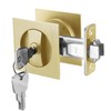 Malimali Pocket Door Lock, Pocket Door Hardware Square Door Lock
