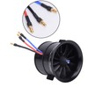 EDF 70mm 12-Blade Fan Propeller with Starting Motor for RC