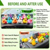 EJDRFN Duck Holder for Jeep Wrangler,Metal Rubber Ducks Holder for