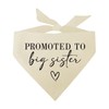 Promoted to Big Sister Dog Bandana | 100% Unbleached Cotton