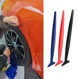 Tecledsn 3PCS Car Micro Squeegee Curves Slot Tint Tool Set, Car Wrap Kit, 3 in 1 Vinyl Car Wrapping Flexible Micro Squeegee with Different Hardness, Vinyl Applicator Tool for Car Wrapping