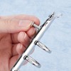 SUPERFINDINGS 4Pcs 6-Hole Ring Binder Mechanisms Replacement Kit A5 Notebook