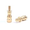 ECUDIS Lamp Shade Brass Risers Lamp Finial Extender, 2 Pack
