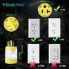 Yomiuwo Lighted Plug and Connector Set, 20A 125V NEMA 5-20P