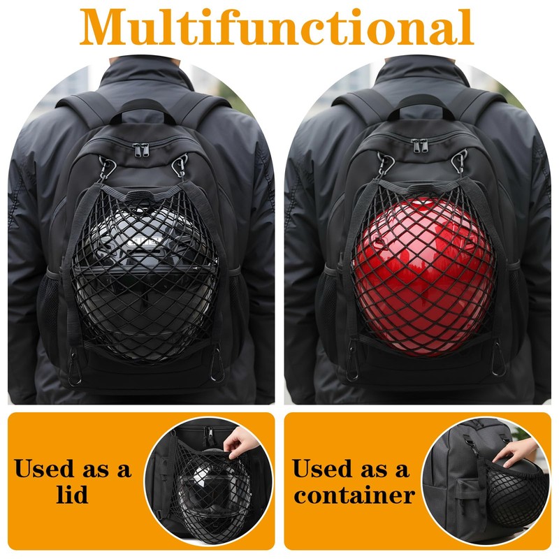 Helmet Holder for Backpack - Secure Bike/Ski/Snowboard Helmet Carrier with