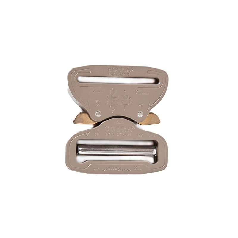 AustriAlpin Cobra Buckle 7075 Aluminum Quick Release Adjustable Elephant Grey