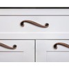 khtumeware 10 Pack Solid Core Kitchen Hammered Antique Copper Cabinet