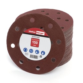 Woltersberger Sanding Disc, 150 mm, Gold, Green, Red
