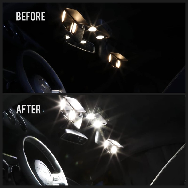 28mm 29mm 6614F Festoon LED Car Bulb Extremely Bright 9-SMD