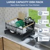 Utheinteck Dish Drying Rack with Drainboard, Rustproof Dish Rack for