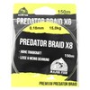 Major Fish Predator Braid 8-Way Braided Fishing Line Lemon Yellow