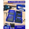 JEFE HEX 48pcs Impact Screwdriver Bit Set, HSS Titanium Coated