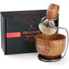 Shaping Brush Set, Beard Brush, Stainless Steel Razor Stand, Perfect