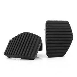 Car Pedal Rubber Cover, 1 Pair Clutch and Brake Pedal Pads, Clutch Rubber Brake Pedal Car Brake Clutch Pedal Pad for 1007 207 208 301 C3 C4 C5 C6 C8