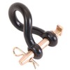 Koch Industries 4004593 Forged Twisted Clevis, 1", Black
