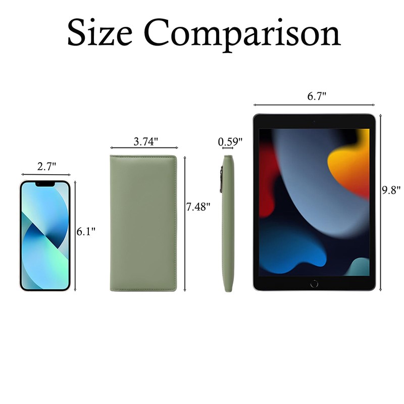 Bakurok Wallets for Women Slim Thin Soft Leather RFID Blocking