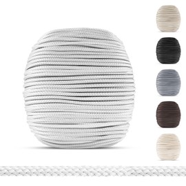 EFIXS Venetian Blind Cord 2.2 mm – Grey – 10 – 25 Metres – Here: 10 Metres – Premium Blind Pull Cord – Replacement Cord for Wood, Bamboo and Aluminium Blinds – High-Quality Blind Cord