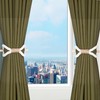 OCIOLI 4 Pieces Boho Curtain Tiebacks Curtain Holdbacks Handmade Curtain