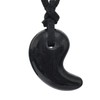 [NeoVenus] Natural Stone Magatama Necklace Blue Gold Stone (1 Piece),