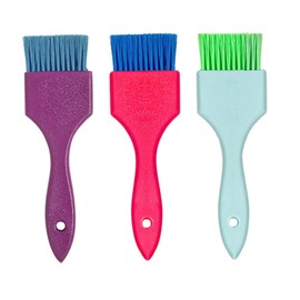 Vaguelly Hair Dye Brush Set 3pcs Professional Tint Applicator Brushes for Salon Use Suitable for Hair Coloring and Highlights Comfortable to Hold for Precise Application