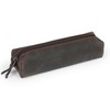 Londo Genuine Leather Zipper Pen, Pencil & Cosmetic Case (One