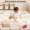 79x71 in Foldable Baby Play Mat,Waterproof Baby Playpen Mat,Portable Anti-Slip
