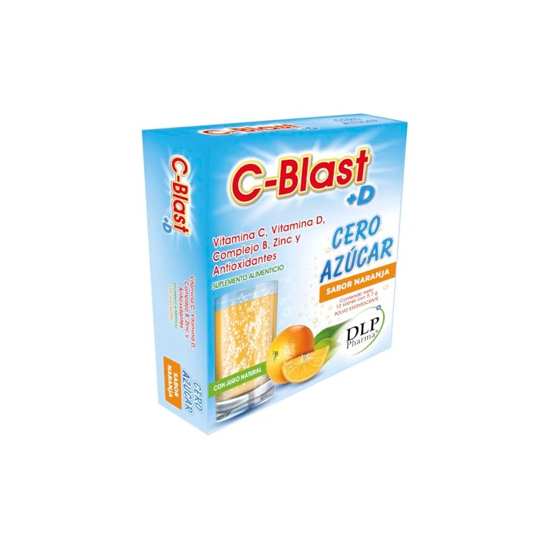 CERO AZÚCAR Vitamina C, Vitamina D, Complejo B, Zinc y