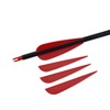 3 Inch Arrow Feather Plastic Fletching Vanes for DIY Archery