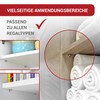 LouMaxx Shelf Support 5 mm Pack of 100 with Ring