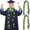 Riceshoot 2 Pcs Hawaiian Graduation Lei 6.56 ft Maile Lei