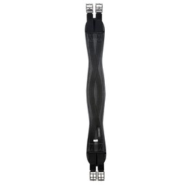 Kincade Anti-Chafe Shaped Elastic Girth, Black, 140cm/56"