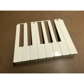 Unbranded Piano Keytops 1 Octave+C8 Key Tops, Repair, Crafts, Art Project