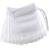 100 Pcs Cotton Muslin Drawstring Bags, Tea Bags Empty Tea