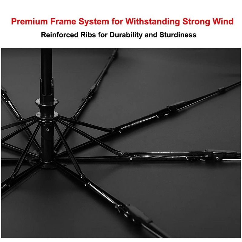 Finex Mickey Hands Pattern - Black - Travel Compact Auto