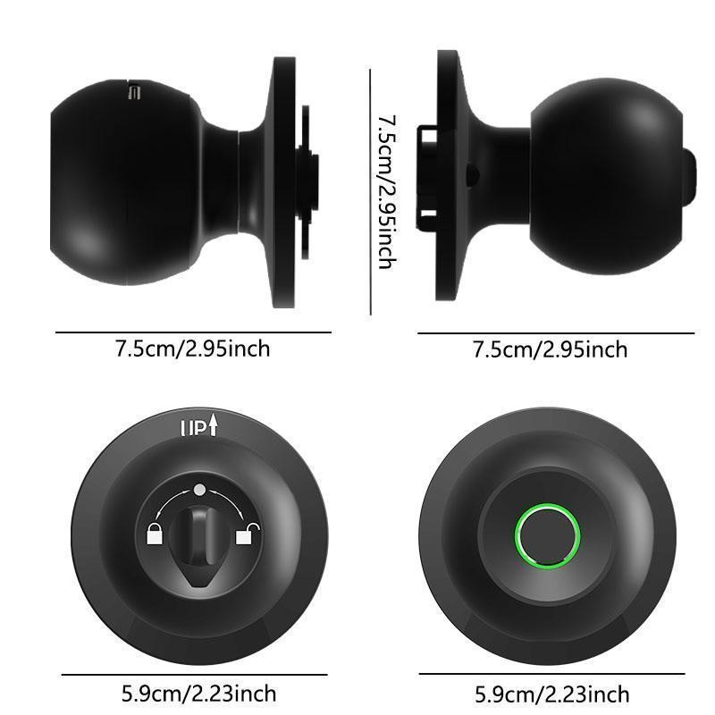 Smart Fingerprint Door Lock, 1pc Smart Lock with Anti-theft Function,