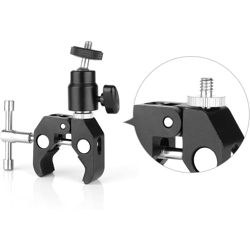 Standard 1/4" Male to 1/4" Male Thread Camera Screw Double