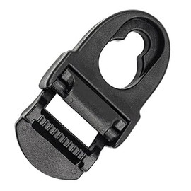 VOANZO 4 Pcs Kayak Seat Clips and Hooks Kayak Seat Safety Buckles Plastic Clips Buckles for Kayak Accessories Adjustable Nylon Webbing Strap Clips for Gear Securement