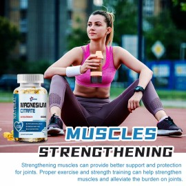 Cápsulas De Magnesio Antiestrés Citrato De Magnesio Puro Y Potasio